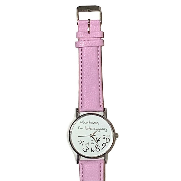 Watch Statement Watch Chunky Quartz Analog Adjustable Band Barbie Pink Women OS - Picture 10 of 16